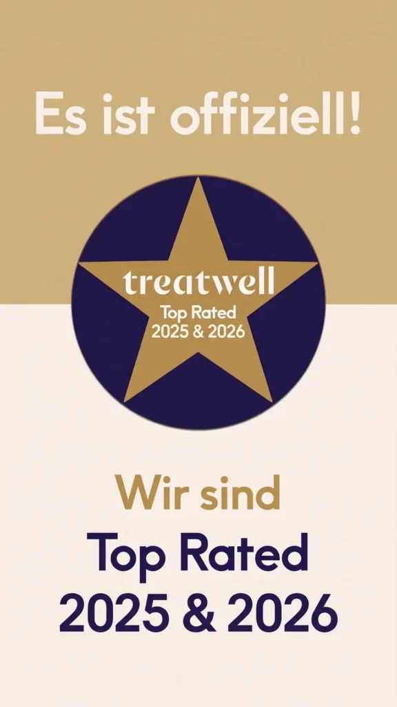Treatwell Top Rated 2025 und 2026 Auszeichnung